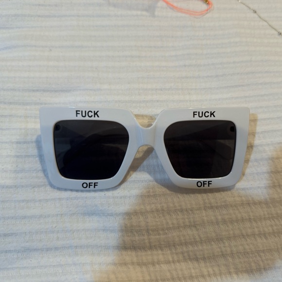 F Off Chunky Glasses - Picture 3 of 6